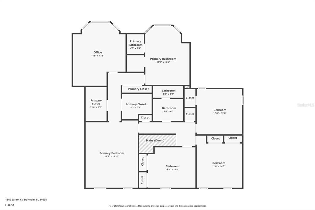 1840 Salem Court Dunedin, FL 34698 - Photo 64 of 64 a picture of a floor plan