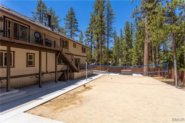 a view of outdoor space and deck