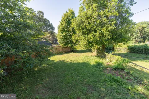 a view of yard with green space