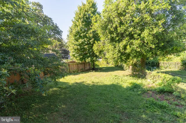 a view of yard with green space