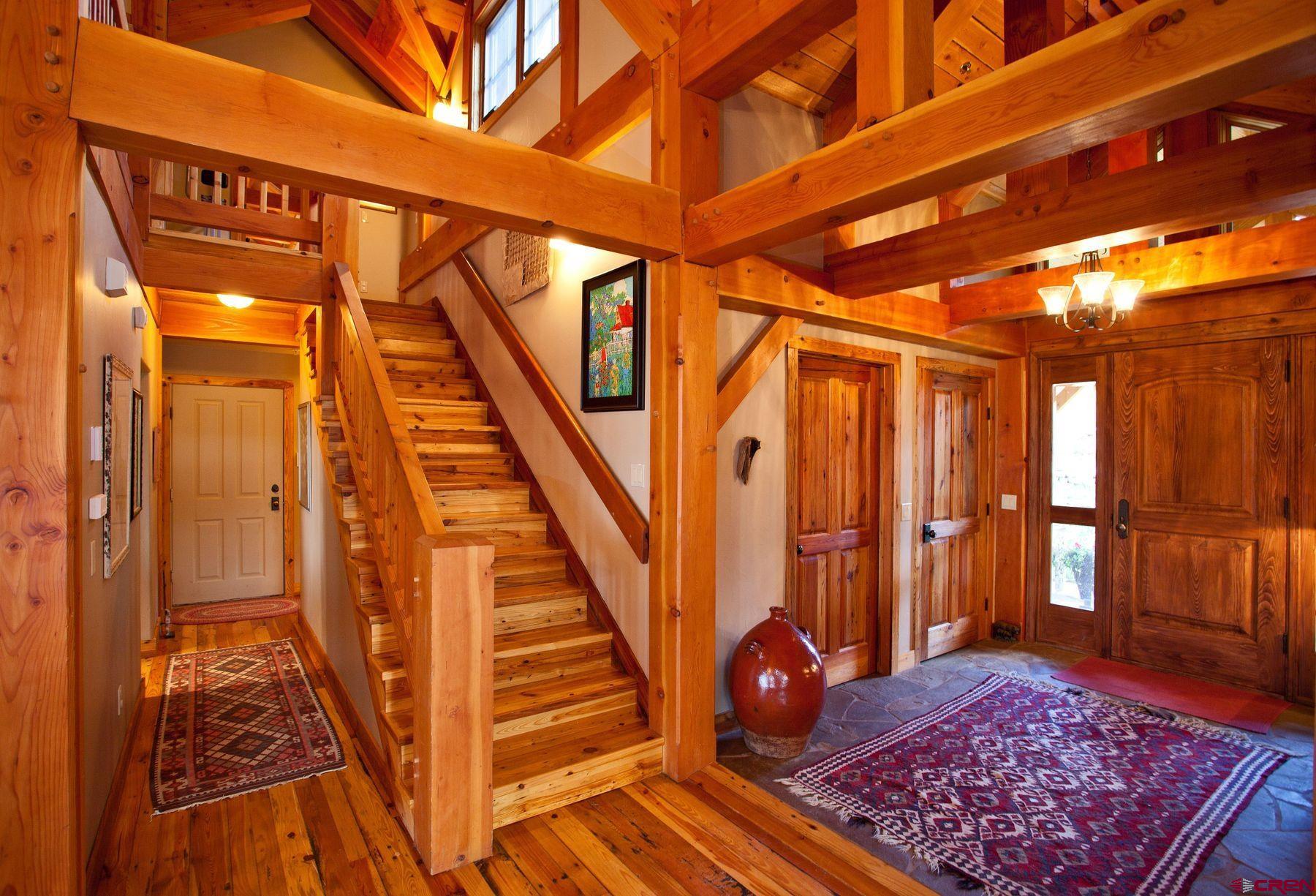 796 Red Mountain Ranch Road Crested Butte, CO 81224 - Photo 42 of 45 a view of an entryway with staircase