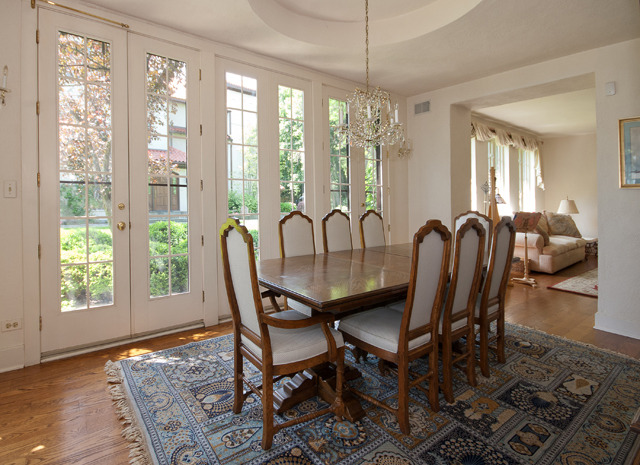 337 Sheridan Road Winnetka, IL 60093 - Photo 6 of 25 a view of a dining room with furniture window and outside view