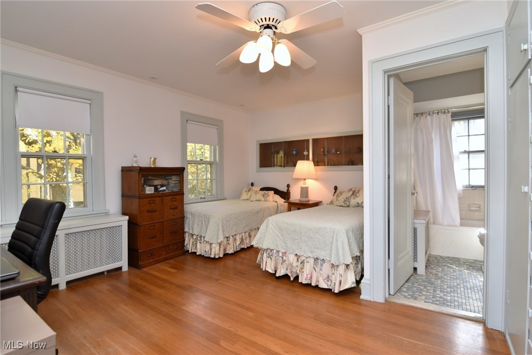 2887 Kingsley Road Shaker Heights, OH 44122 - Photo 29 of 40 The fifth Bedroom suite has its own Bath (updated but keeping the vintage look) overlooks the lovely rear yard