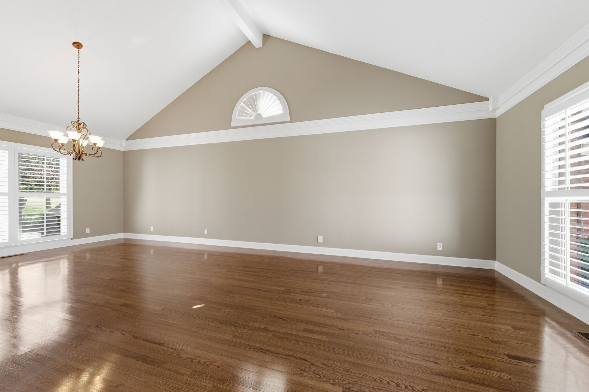 202 Bramley Place Franklin, TN 37069 - Photo 6 of 32 wooden floor in an empty room with a window