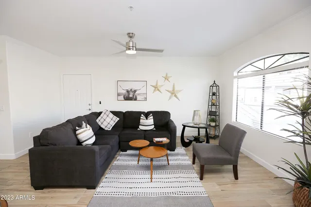 a view of a bathtub in a room