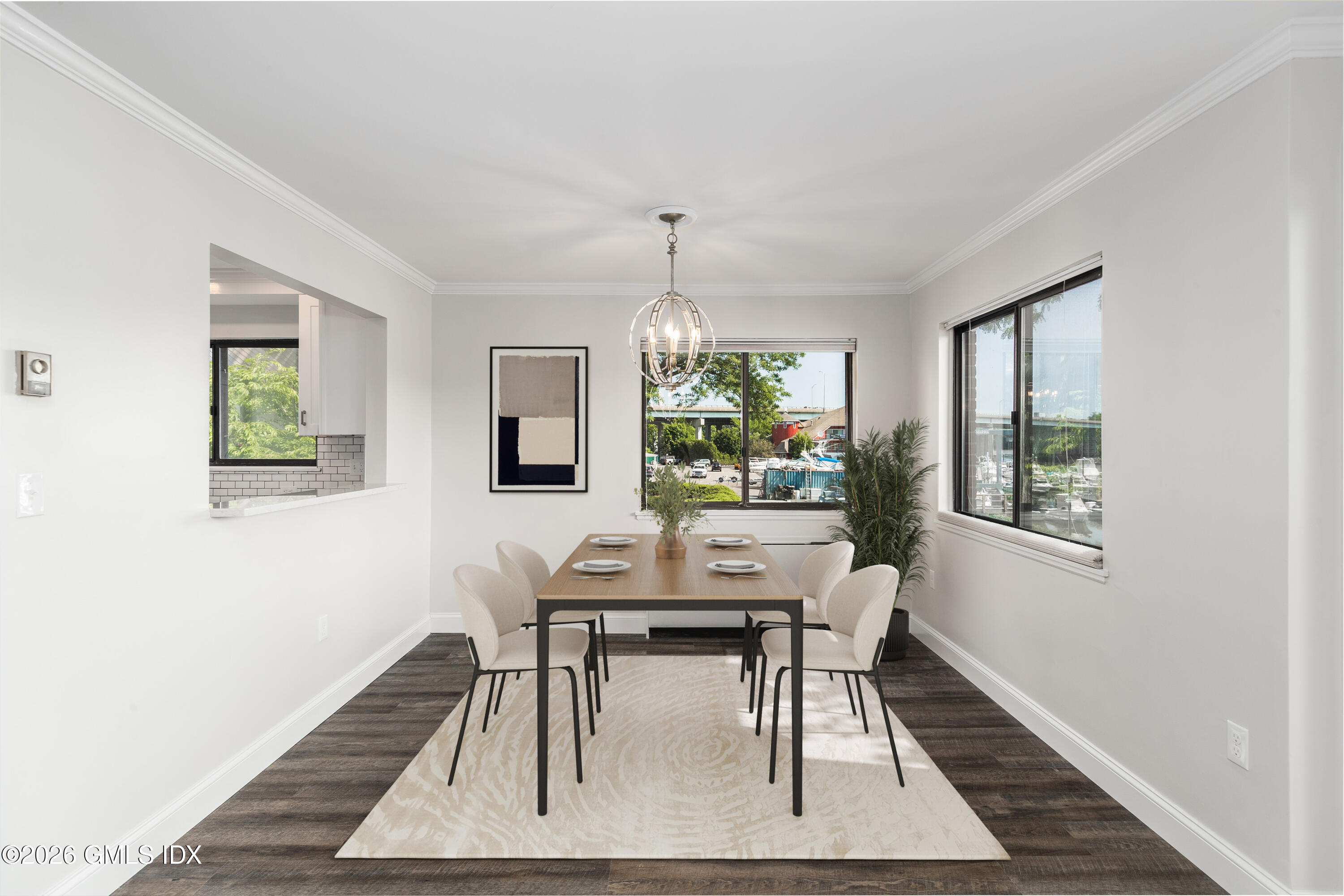 15 River Road, Unit 222 Cos Cob, CT 06807 - Photo 4 of 22 Virtually Staged Dining Area