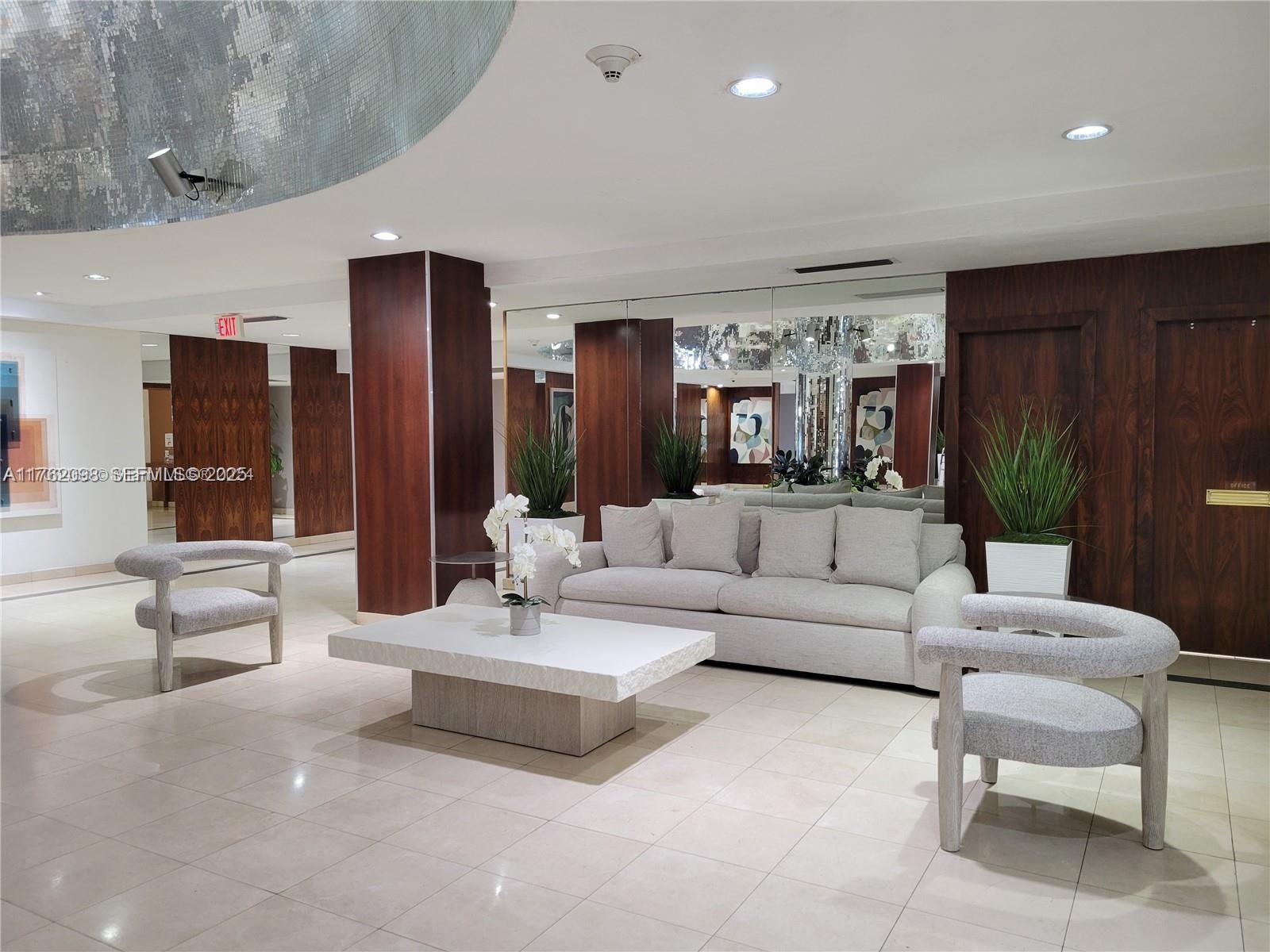 2655 Collins Avenue, Unit 1906 Miami Beach, FL 33140 - Photo 26 of 35 Recently Renovated Lobby furniture. Entrance as well to the Manager Office....Mon-Fri 9 am to 5 PM