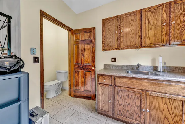 a backyard of a house