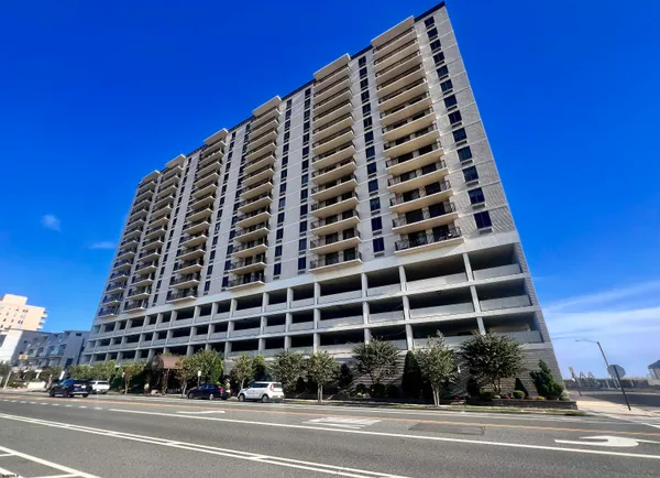 a view of a tall building