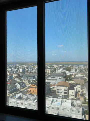 a view of sky from window