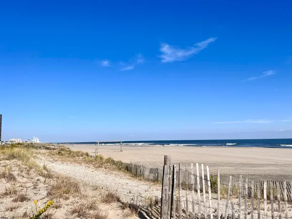a view of ocean and city
