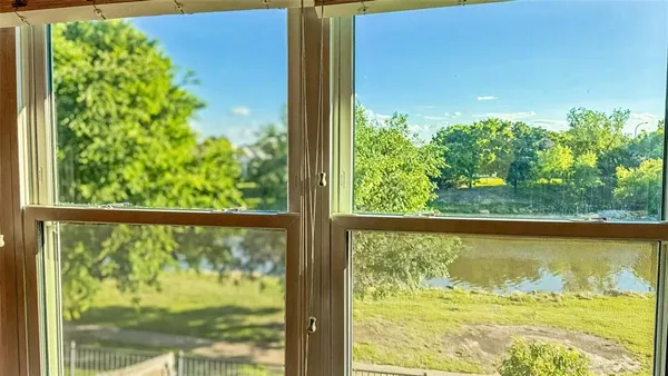 a view of a from a window