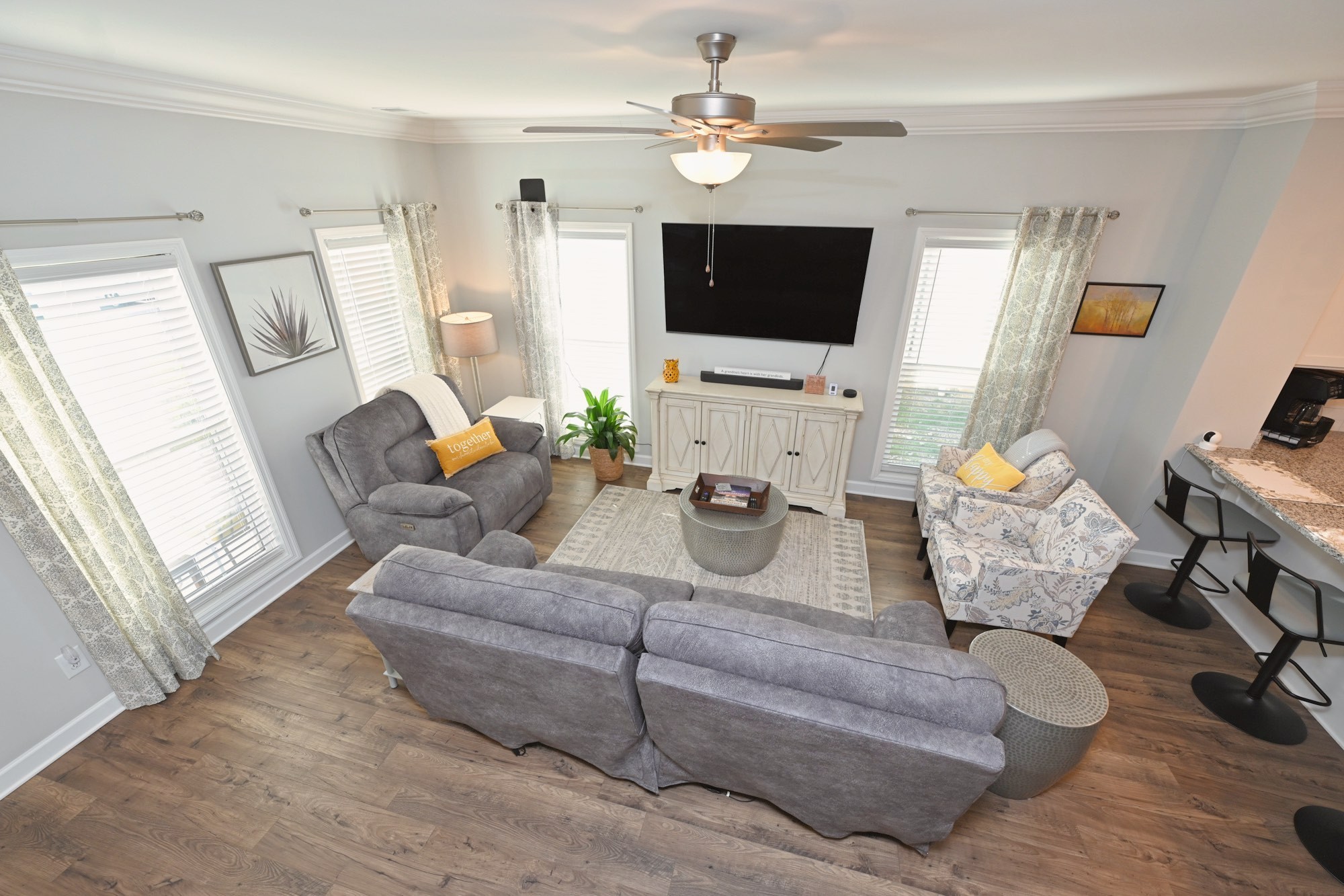 436 Withrow Way Gallatin, TN 37066 - Photo 6 of 41 a living room with furniture fireplace and a flat screen tv