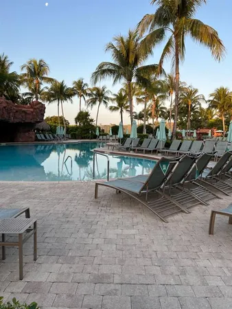 a view of outdoor space with seating area