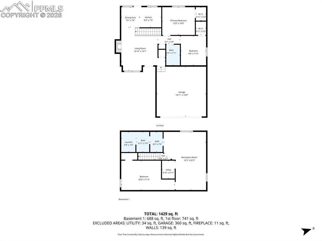 739 Memory Lane Fountain, CO 80817 - Photo 34 of 37 a picture of a floor plan