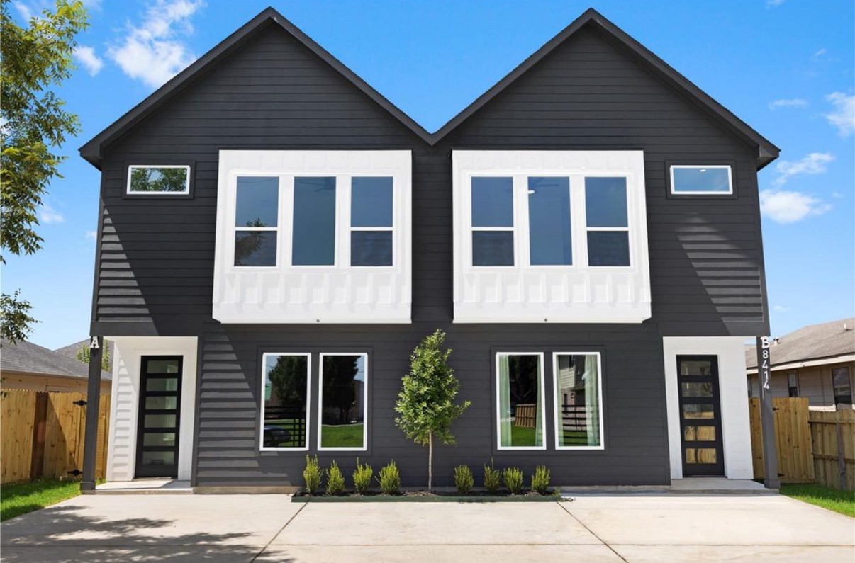 8414 Cannon Street, Unit B Houston, TX 77051 - Photo 1 of 7 a front view of multiple houses