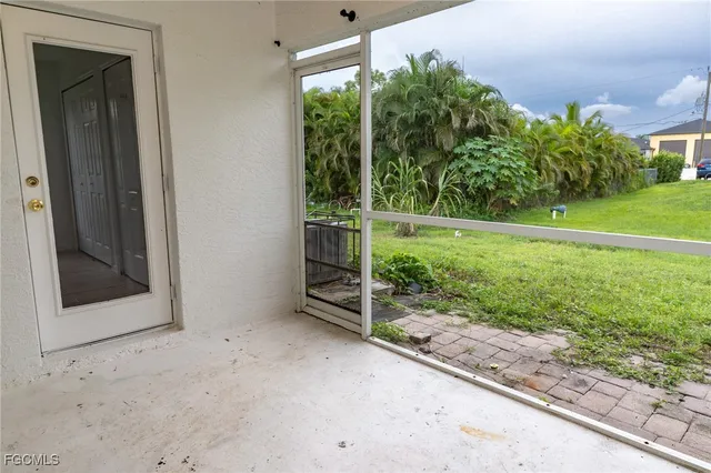 a view of an entryway