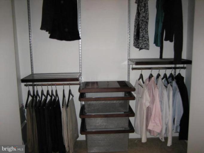 1533 Northgate Square, Unit 33/1A Reston, VA 20190 - Photo 6 of 6 a view of walk in closet with clothes and shoes