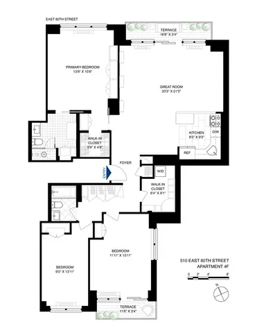 $1,750,000 | 510 East 80th Street, Unit 4F | Upper East Side