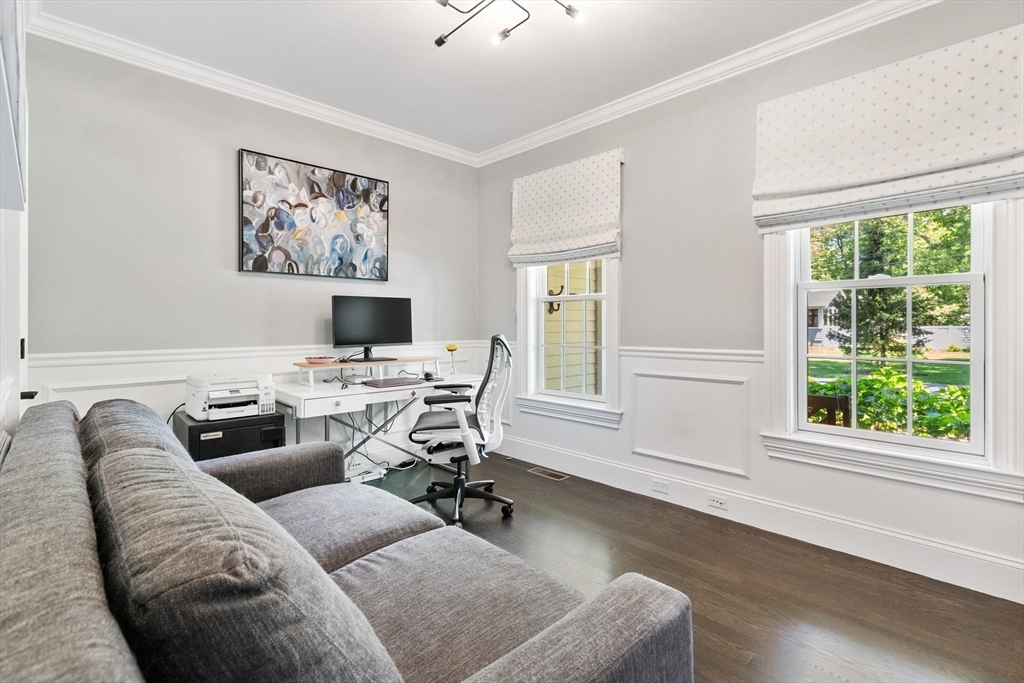 12 Cooke Road Lexington, MA 02420 - Photo 19 of 42 a living room with furniture and a window
