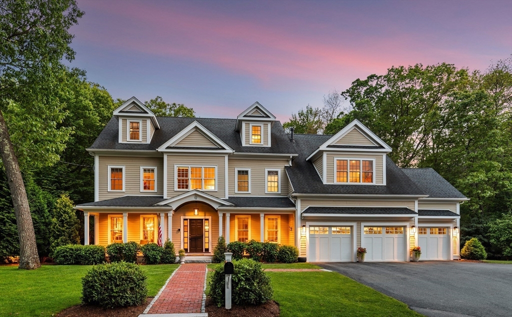 12 Cooke Road Lexington, MA 02420 - Photo 4 of 42 a front view of a house with a yard