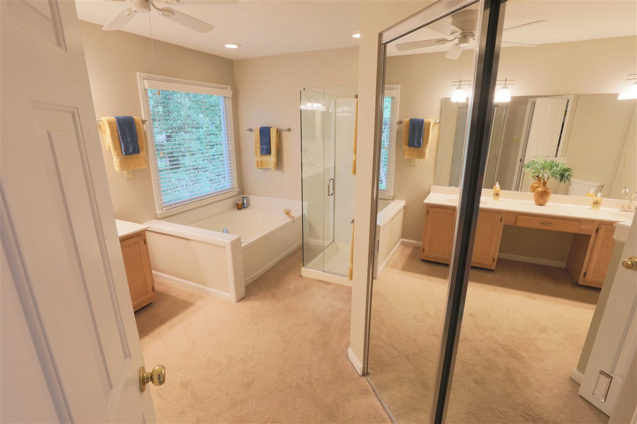 5625 Barham Court Raleigh, NC 27613 - Photo 14 of 23 Master bath with garden tub separate shower