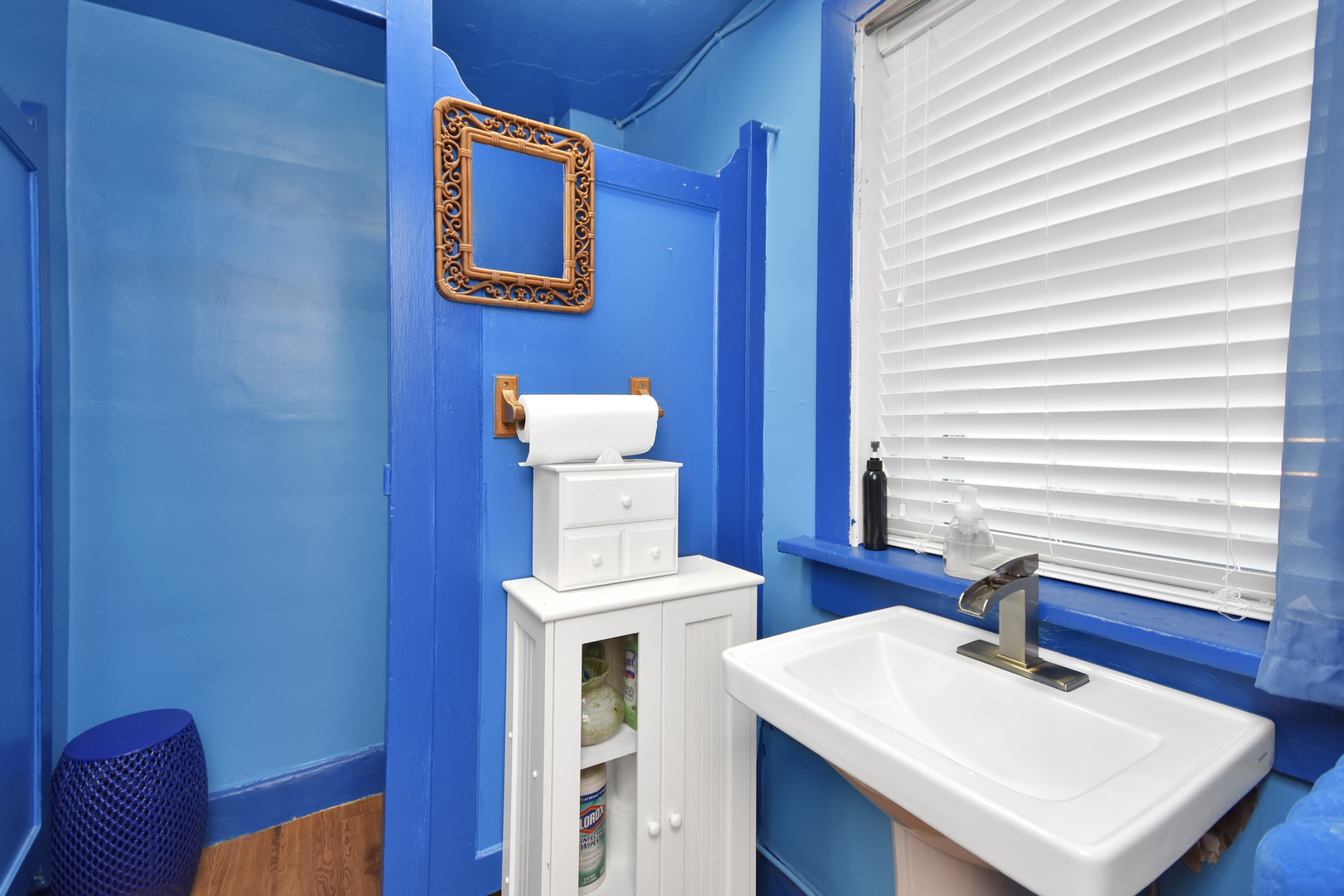 113 North Kickapoo Street Lincoln, IL 62656 - Photo 46 of 48 a bathroom with a sink toilet and mirror