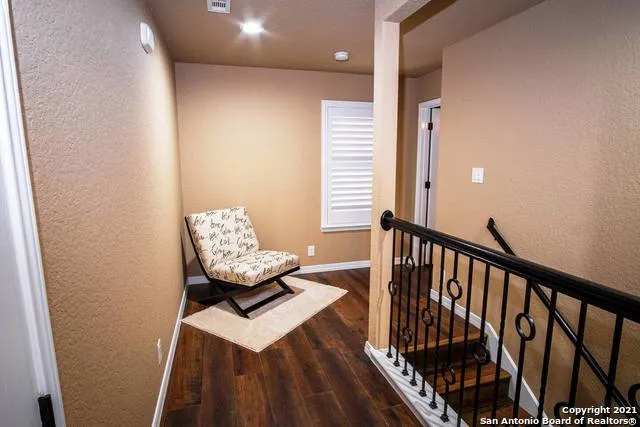 a view of entryway with stairs