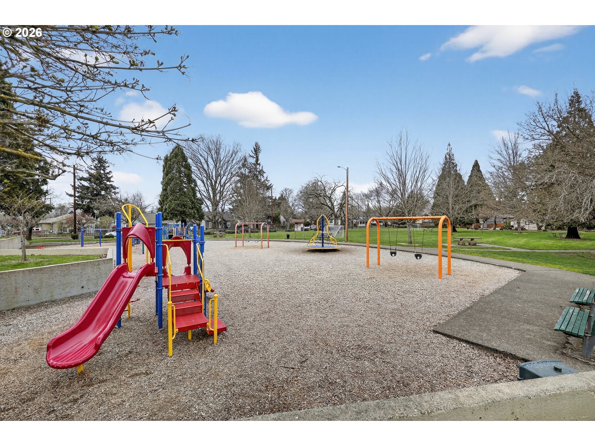 352 21st Street Northeast Salem, OR 97301 - Photo 35 of 41 a view of outdoor space with playground and green space