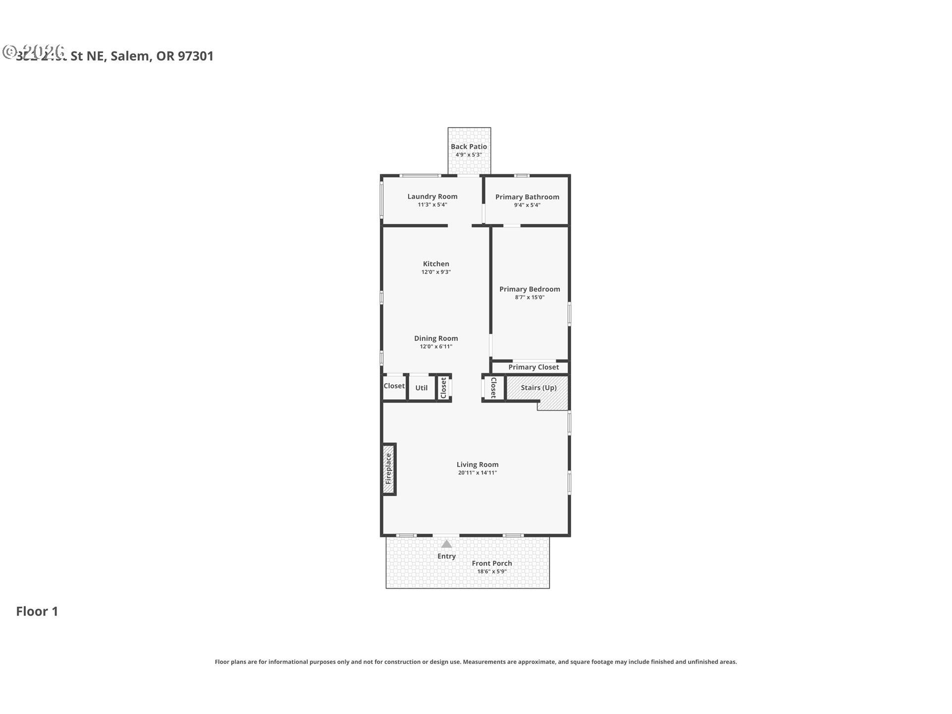 352 21st Street Northeast Salem, OR 97301 - Photo 40 of 41 a picture of a floor plan