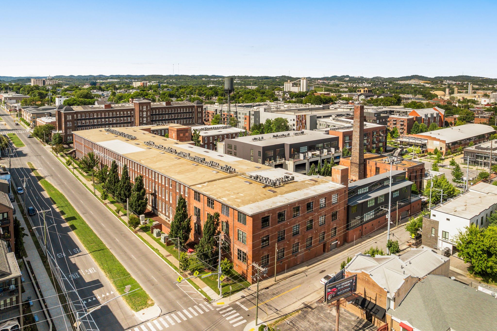 1400 Rosa L Parks Boulevard, Unit 211 Nashville, TN 37208 - Photo 31 of 36 a view of a tall building from a balcony