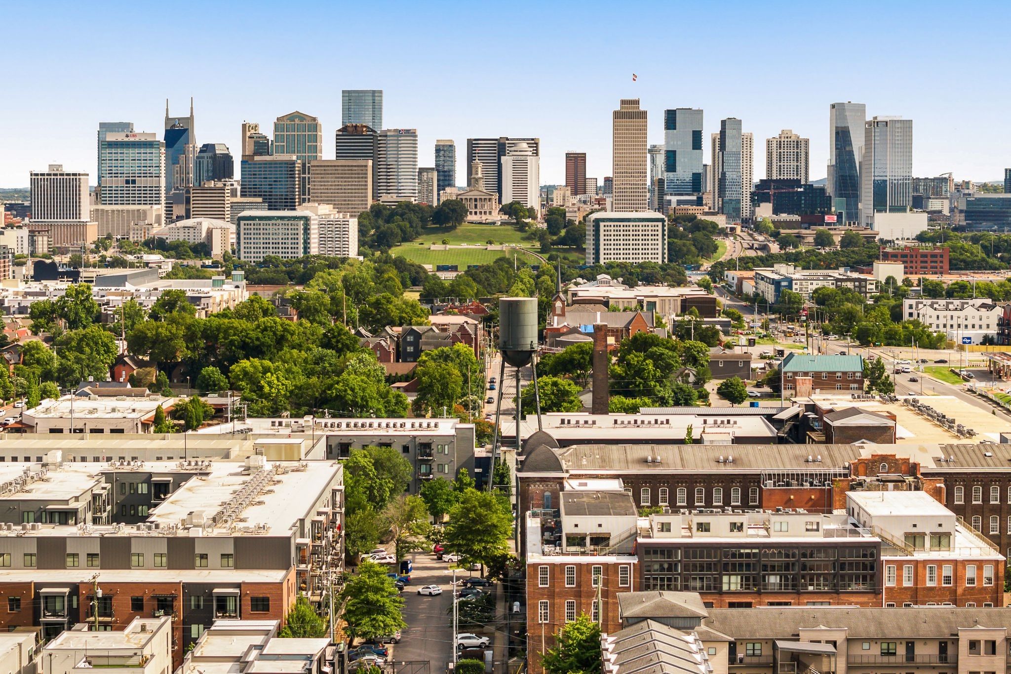 1400 Rosa L Parks Boulevard, Unit 211 Nashville, TN 37208 - Photo 34 of 36 a view of a city with tall buildings