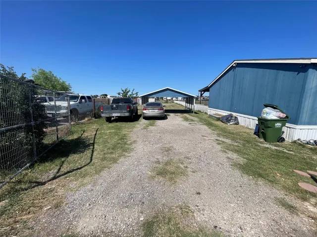 a view of a lake with a city