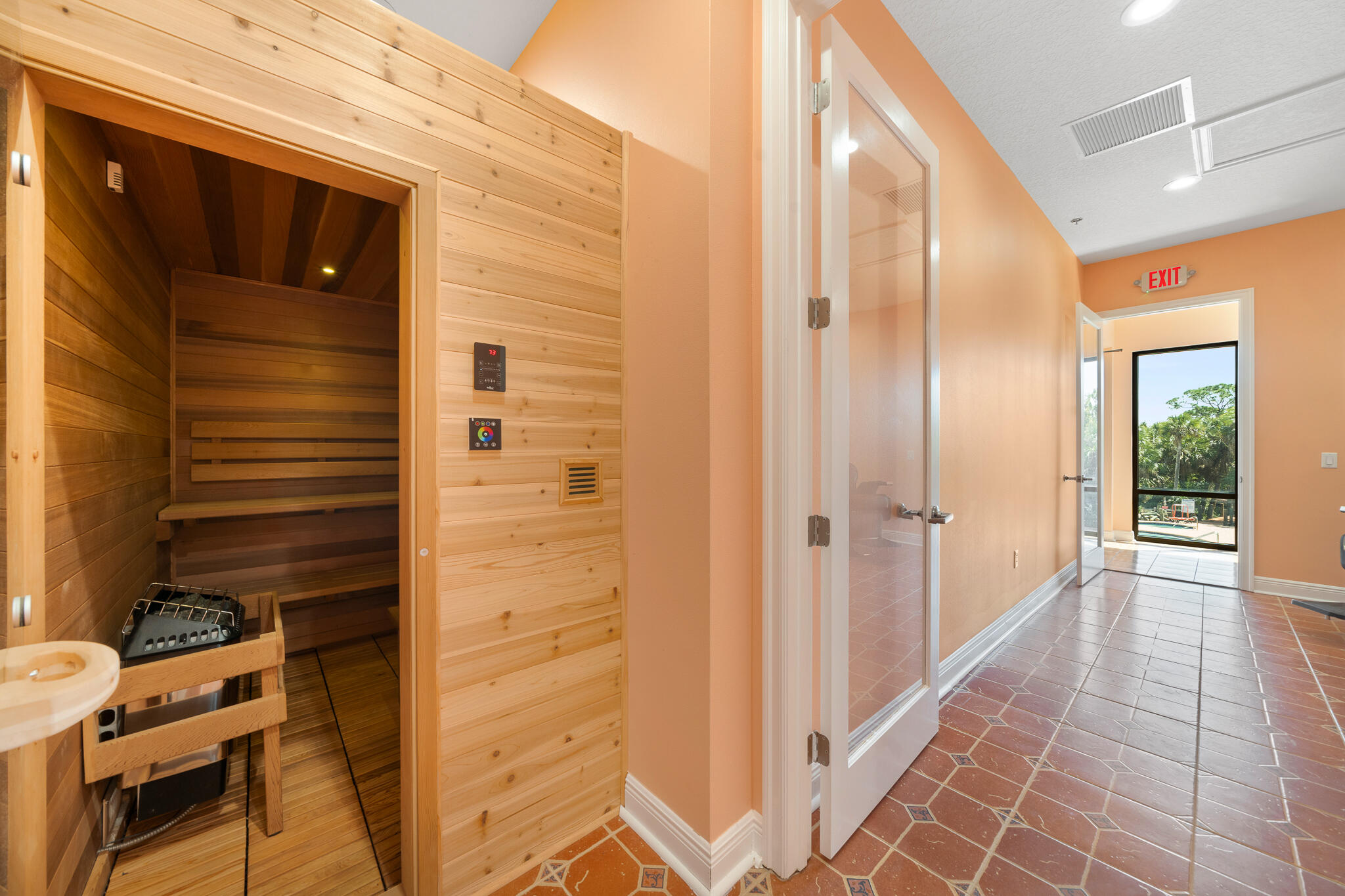 735 Pilot Lane, Unit 1004 Merritt Island, FL 32952 - Photo 27 of 46 a view of a hallway with windows