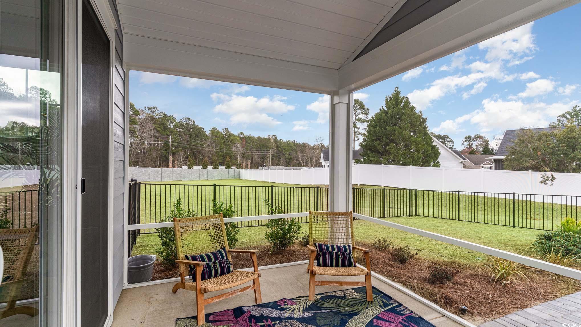 506 Haven View Way Murrells Inlet, SC 29576 - Photo 33 of 40 Sunroom featuring lofted ceiling