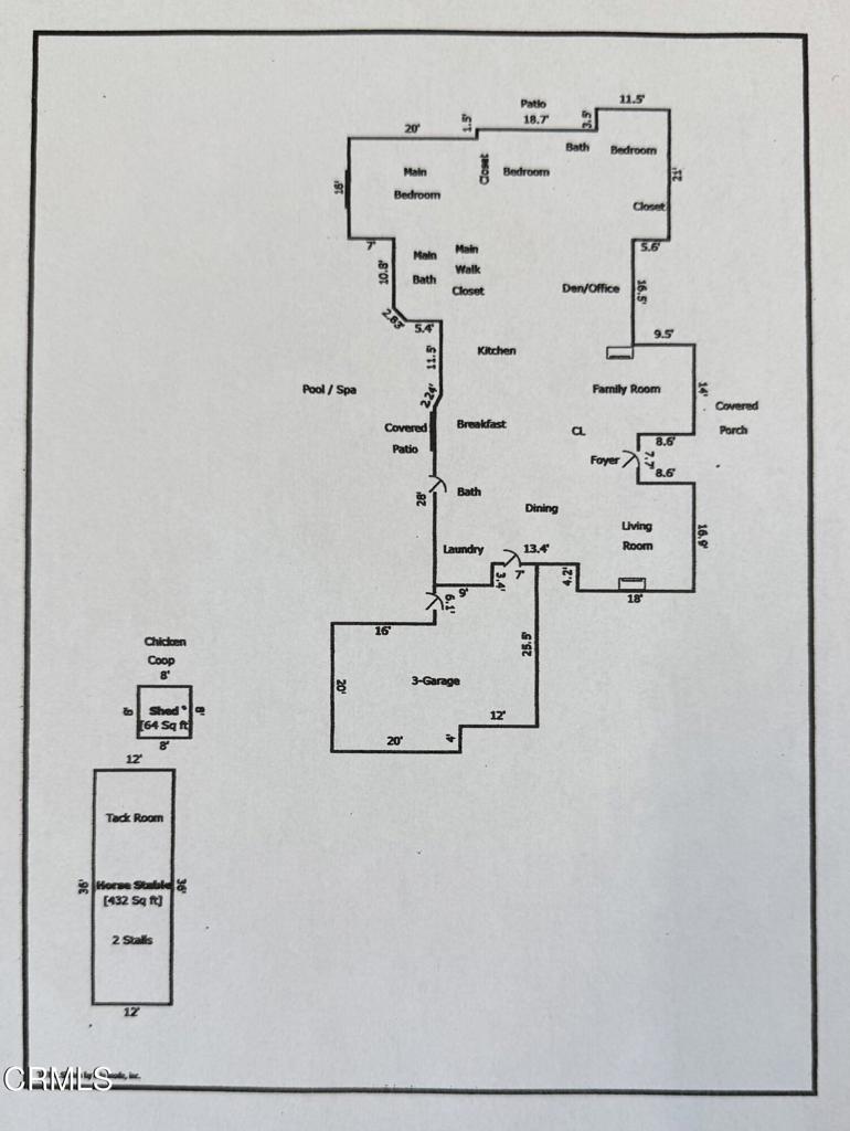 4850 North Moorpark Road Thousand Oaks, CA 91360 - Photo 54 of 54 Floor plan