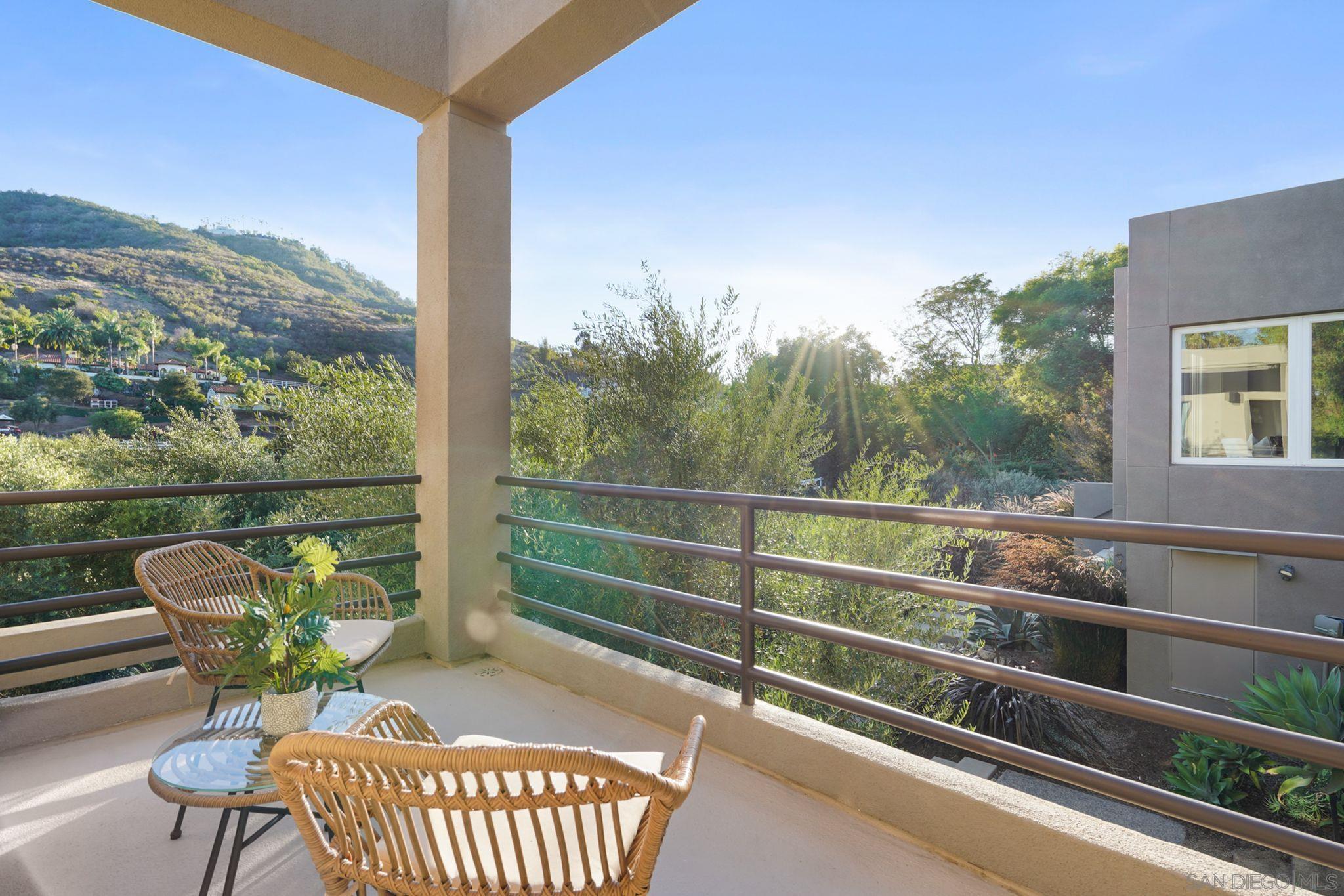19969 Elfin Forest Lane Escondido, CA 92029 - Photo 31 of 53 a view of a chairs and table in the balcony