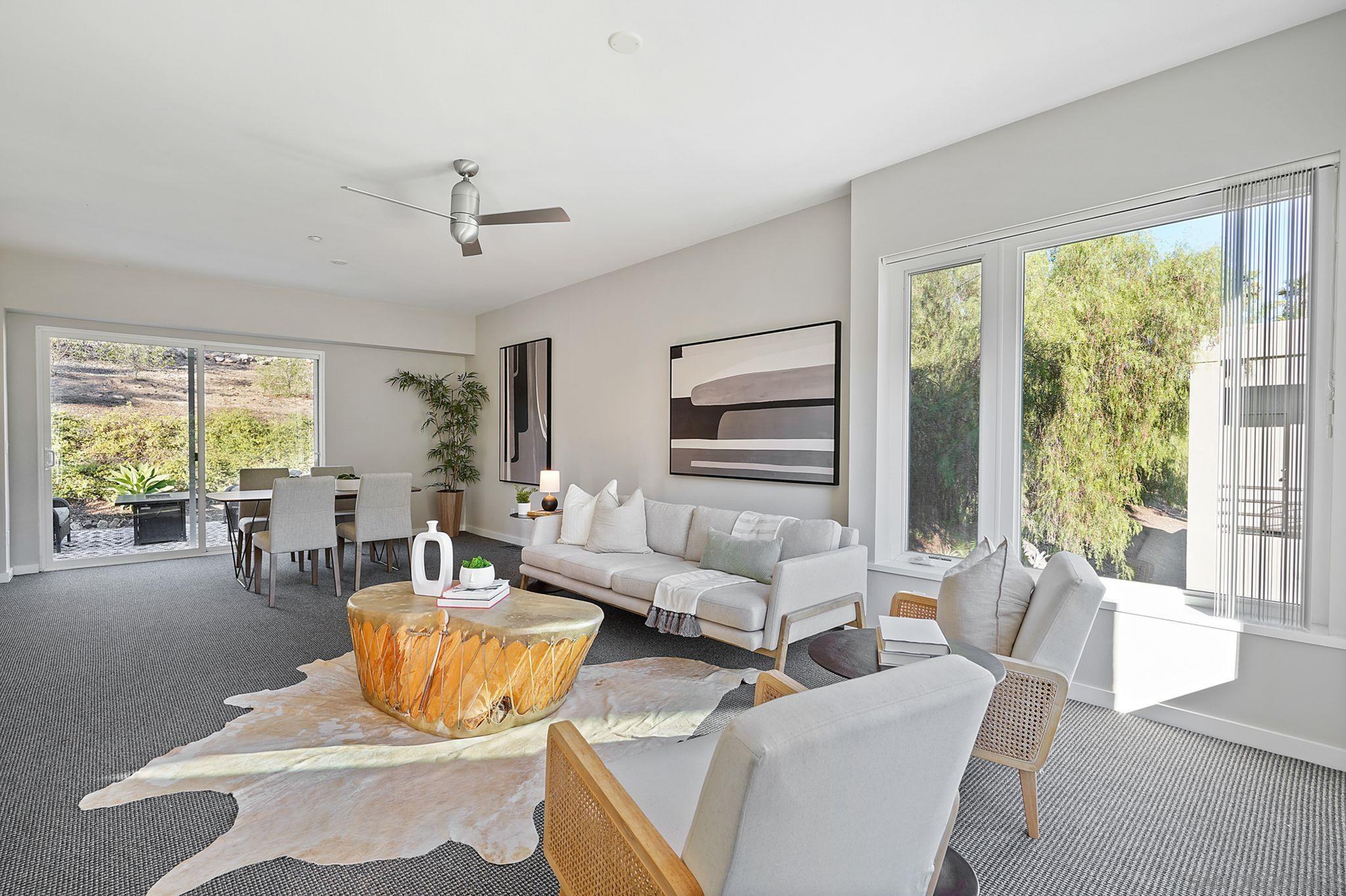19969 Elfin Forest Lane Escondido, CA 92029 - Photo 38 of 53 a living room with furniture and a large window