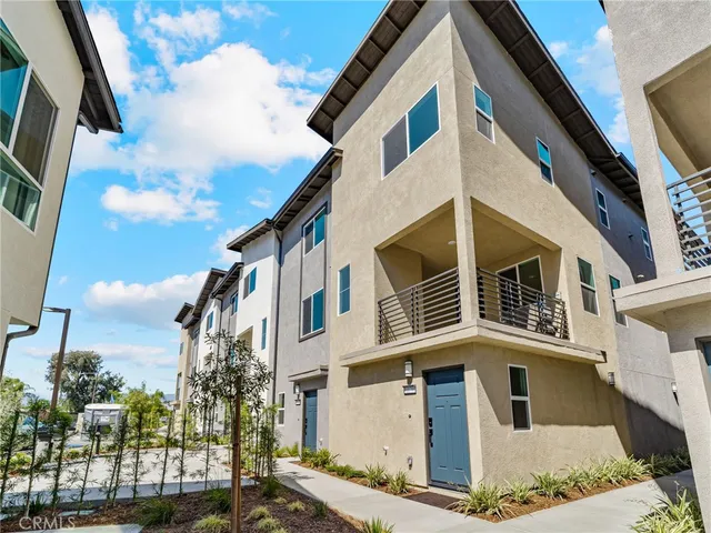 a view of a city with tall buildings