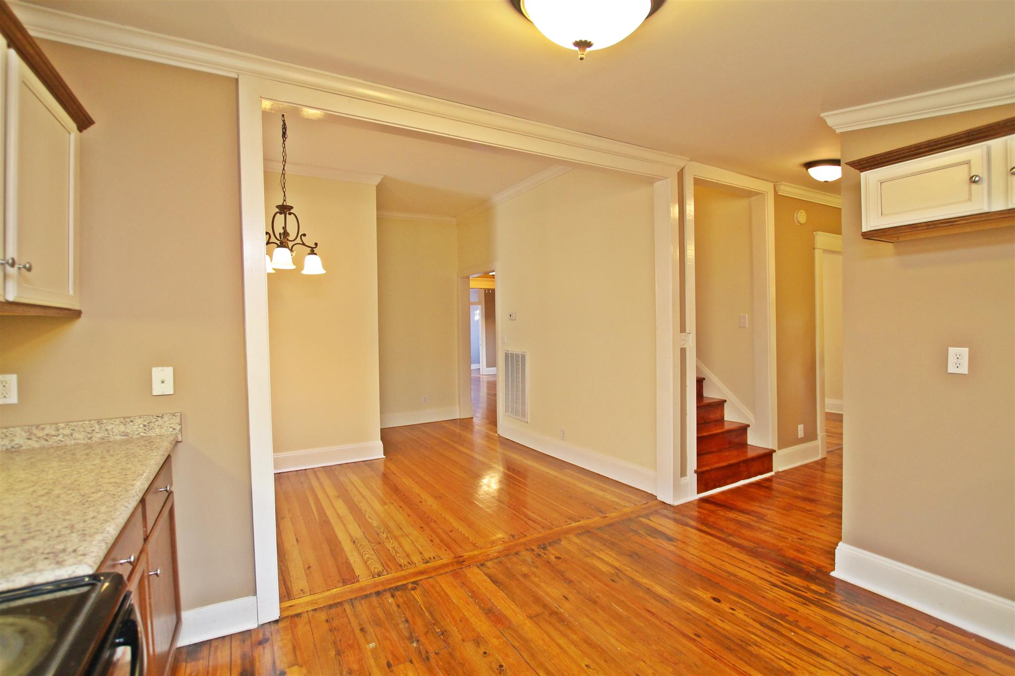 317 North Main Street Springfield, TN 37172 - Photo 11 of 30 a view of a kitchen with wooden floor and a sink