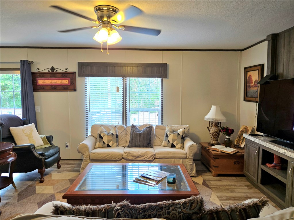 401 Raiders Road Somerville, TX 77879 - Photo 20 of 30 a living room with furniture and a flat screen tv