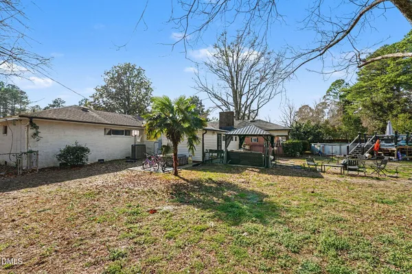 a view of street with trees