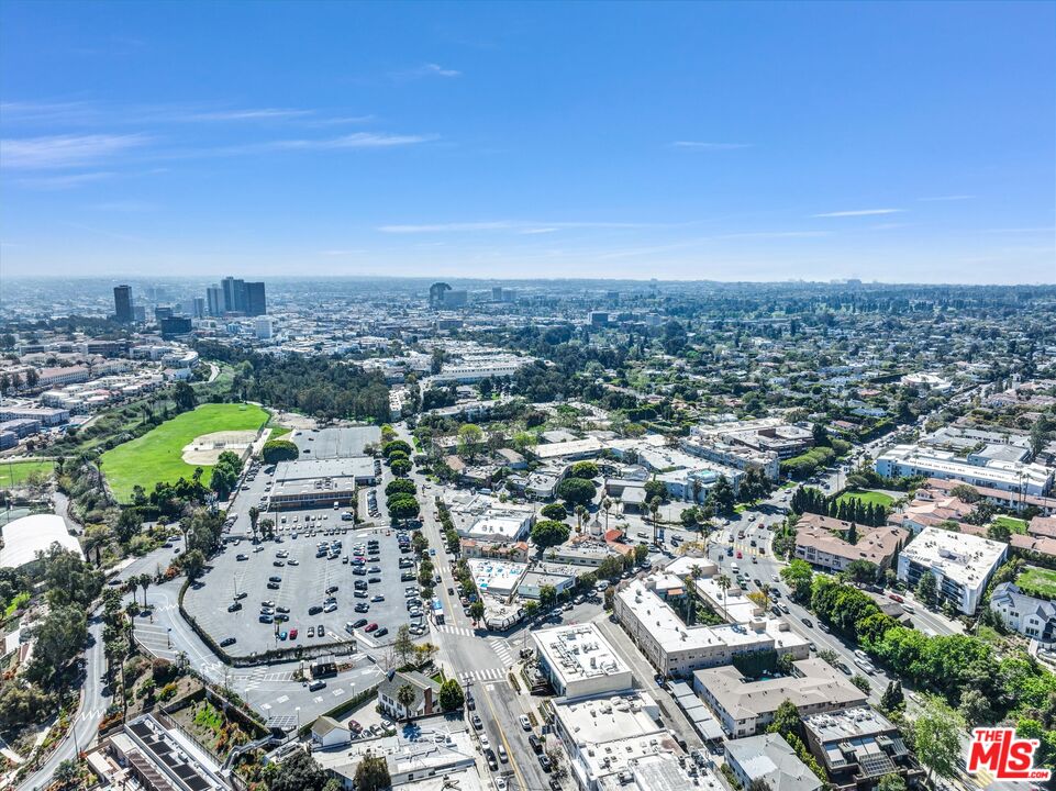 11670 Sunset Boulevard, Unit 303 Los Angeles, CA 90049 - Photo 29 of 32 an aerial view of a city with lots of residential buildings