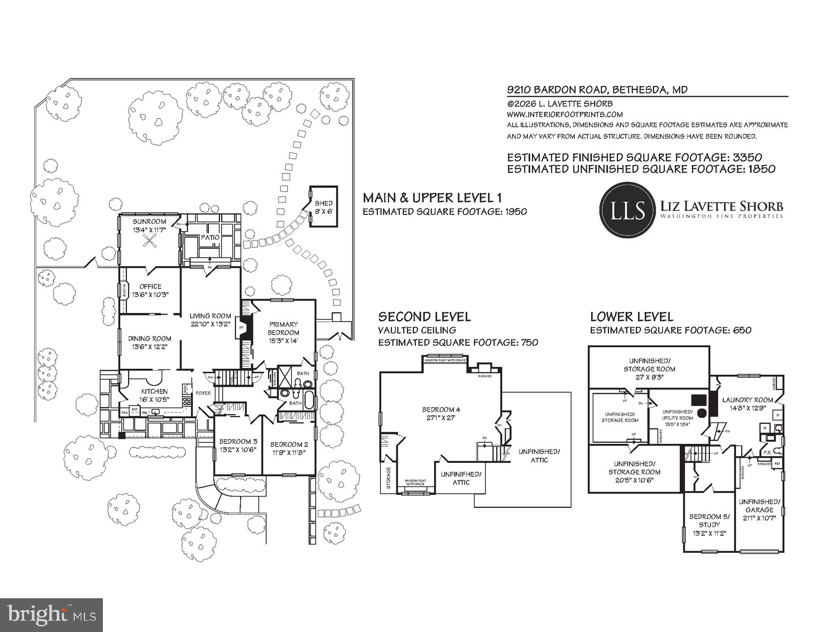 9210 Bardon Road Bethesda, MD 20814 - Photo 28 of 28 9210 Bardon Road Floorplans