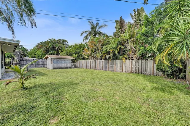 a house view with a garden space