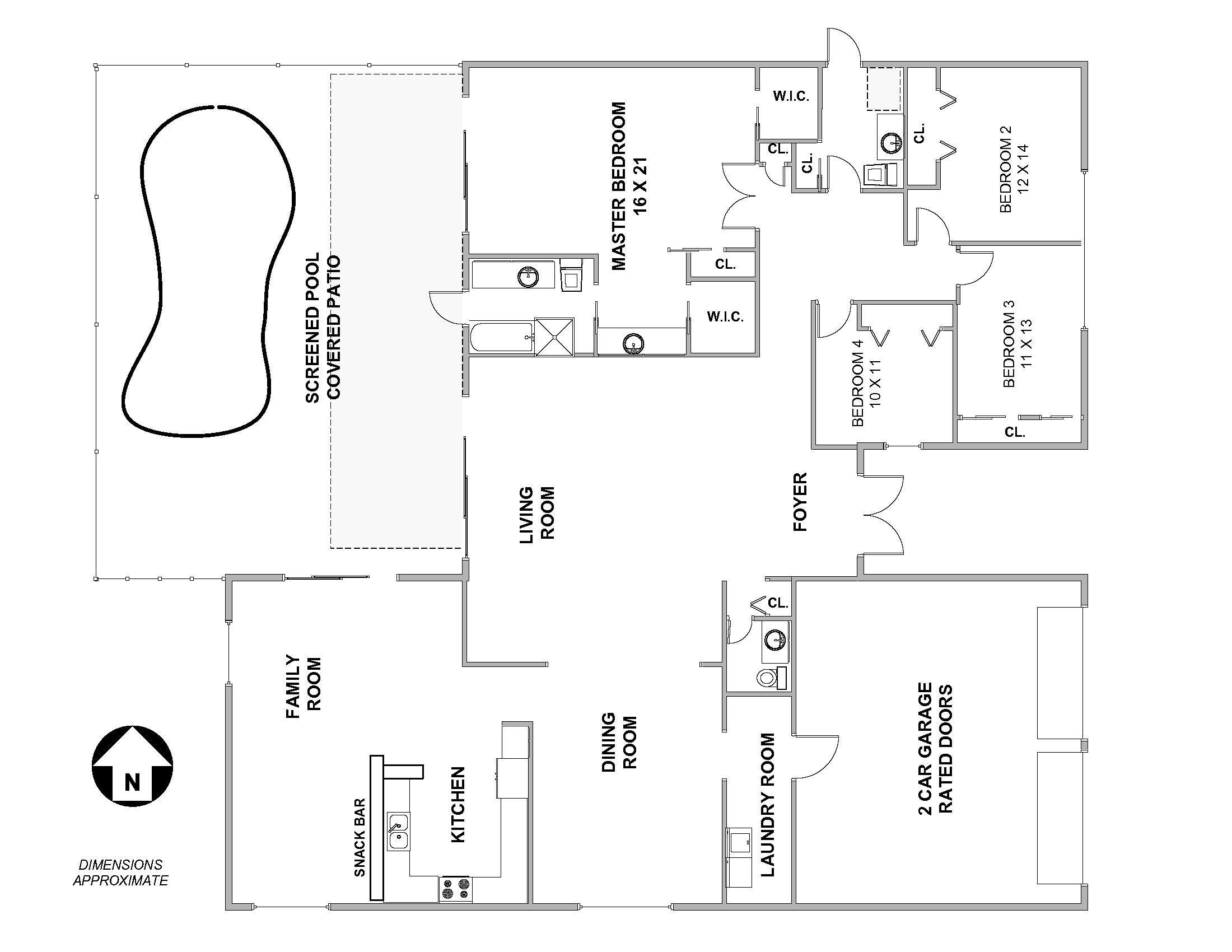 2713 Northwest 29th Avenue Boca Raton, FL 33434 - Photo 49 of 49 FLOORPLAN2