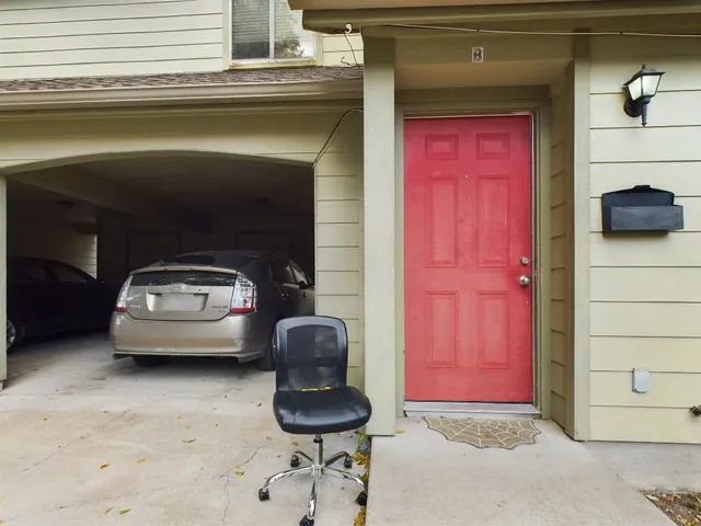 a front view of a house with entryway