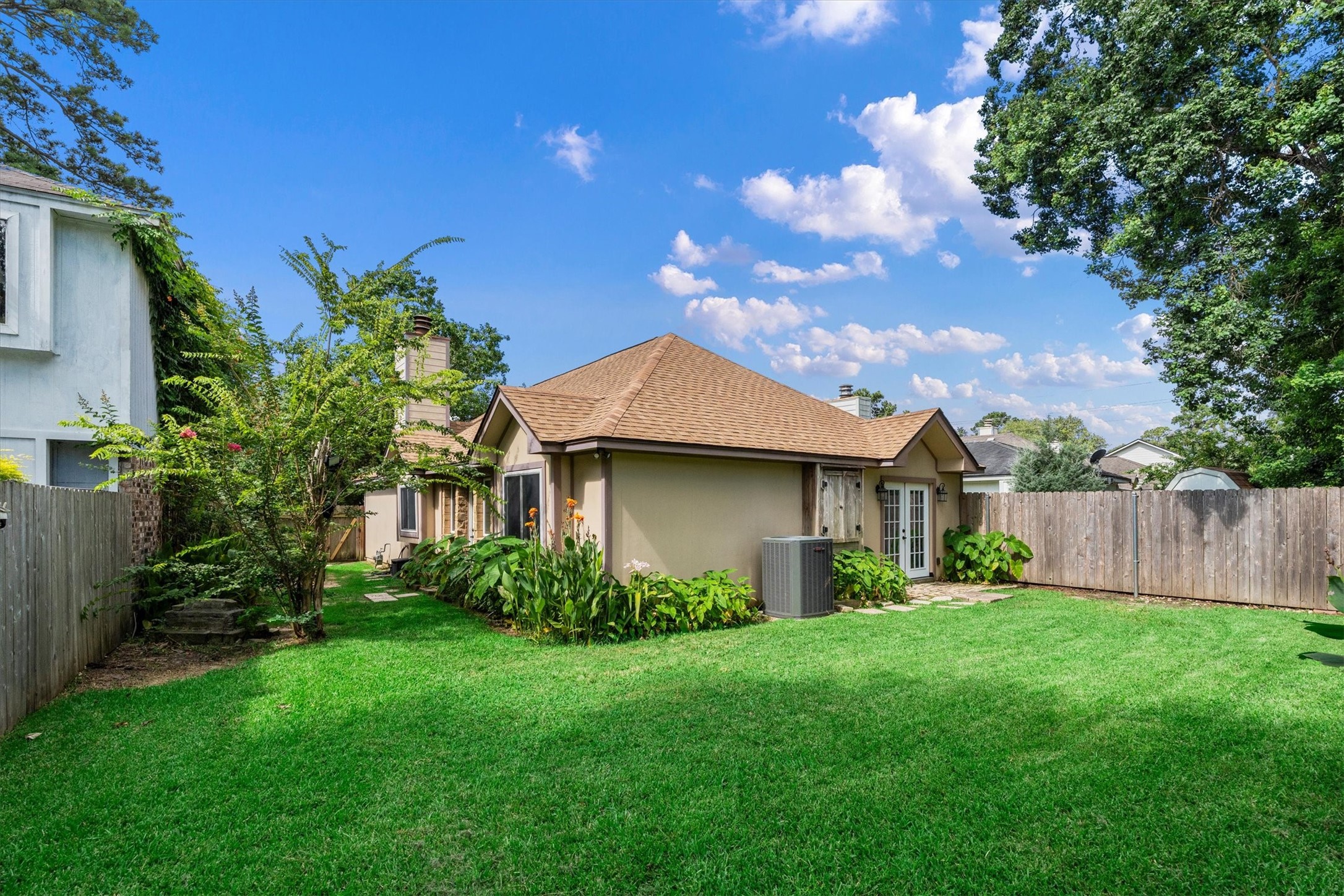 5010 Deer Point Drive Spring, TX 77389 - Photo 27 of 32 Backyard large enough for a trampoline or to play