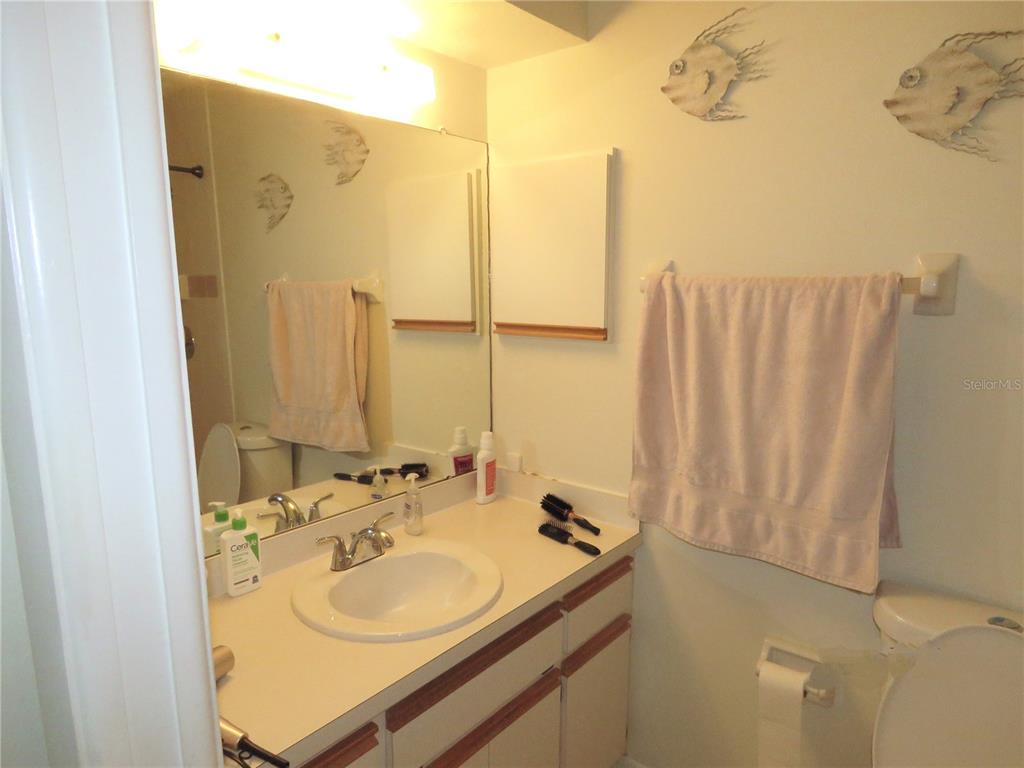 418 Narvaezi Street Venice, FL 34285 - Photo 33 of 67 a bathroom with a sink and a mirror