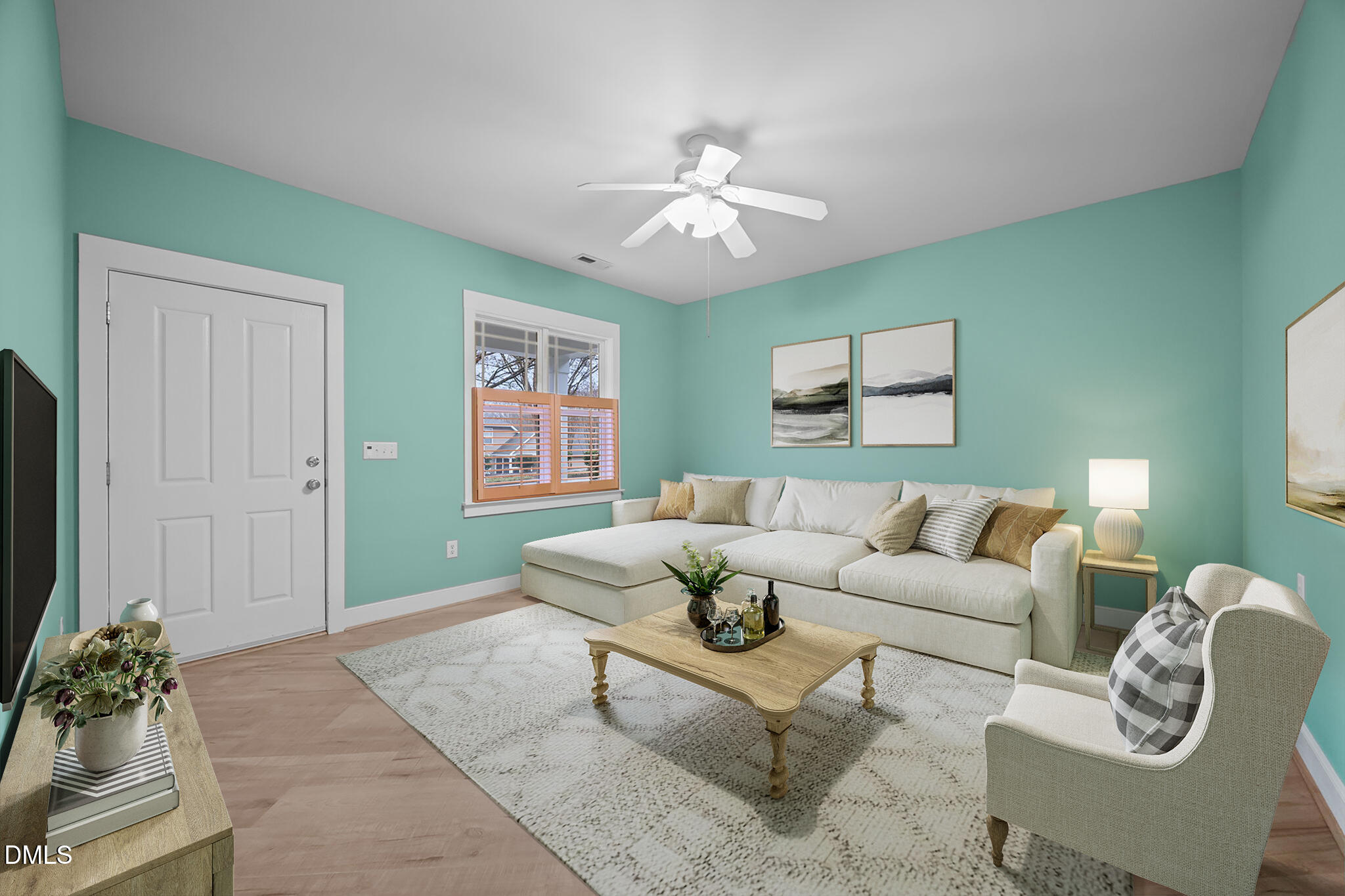 2817 Falls River Avenue Raleigh, NC 27614 - Photo 12 of 60 a living room with furniture and a window